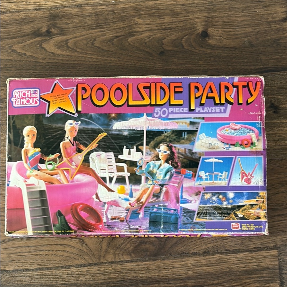 Rich and Famous Poolside Party playset for Barbie dolls